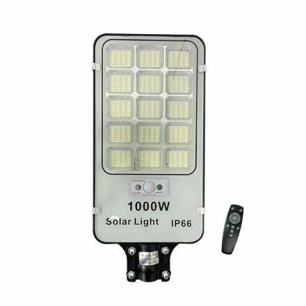 1000 W napelemes utcai LED lámpa távirányítóval